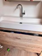 Badmeubel compleet met wastafel en kraan, Ophalen, Zo goed als nieuw, Chroom, Bad