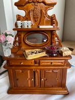 Complete buffetkast met spiegel, Ophalen of Verzenden, Zo goed als nieuw, Poppenhuis