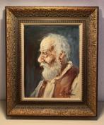 antiek portret schilderijtje Marchi Italy, Antiek en Kunst, Ophalen