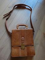 Milano Bolsas business bag, caramelkleurig dik leder, zgan!, Bruin, Schoudertasje, Ophalen of Verzenden, Zo goed als nieuw