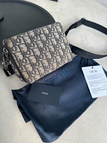 Christian Dior | Crossbag | Beige/Zwart | Original beschikbaar voor biedingen