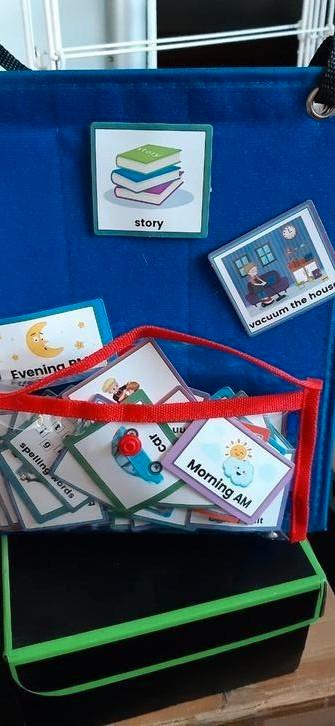 Autisme bord voor dagstructuur., Kinderen en Baby's, Overige Kinderen en Baby's, Gebruikt, Ophalen of Verzenden