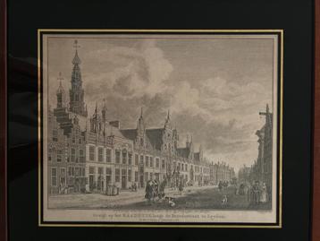 A. Delfos: Leyden  Gezigt op het raadhuis, langs de breedest beschikbaar voor biedingen