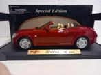 Lexus SC 430 cabriolet bordeaux Maisto metal 1:18 KRD, Ophalen of Verzenden, Zo goed als nieuw, Auto, Maisto