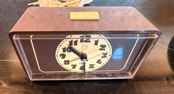 Vintage 70’s Duitse Elektrische Wekker Mod. EK123 Werkend!! beschikbaar voor biedingen