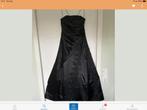 Zwarte strapless gala jurk met corset sluiting, Kleding | Dames, Galajurk, Zwart, Ophalen of Verzenden, Zo goed als nieuw