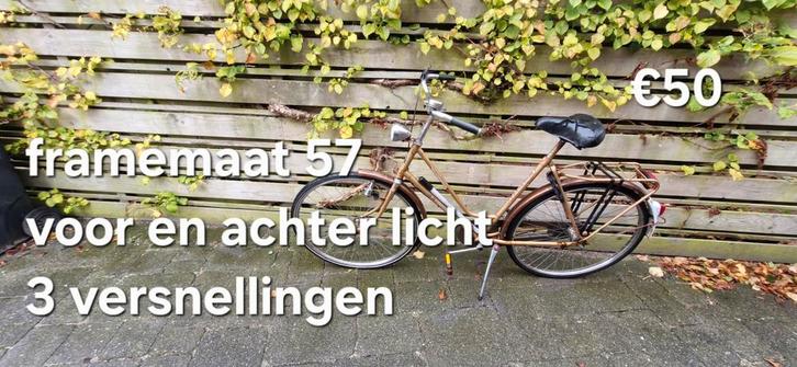 Damesfiets - dames fiets  / stations / kroegfiets bezorgen, Fietsen en Brommers, Fietsen | Dames | Damesfietsen, Gebruikt, Overige merken