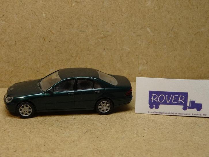 WIKING 1:87, MERCEDS S-Klasse, Metalic-Green, Zie Foto`s, Hobby en Vrije tijd, Modelauto's | 1:87, Zo goed als nieuw, Auto, Wiking
