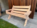 Tuinbank massief douglas, Tuin en Terras, Tuinbanken, Ophalen, Zo goed als nieuw, Hout