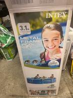 Intex zwembad blauw 3 meter, Tuin en Terras, Zwembaden, Ophalen, Minder dan 80 cm, Opzetzwembad, Rechthoekig