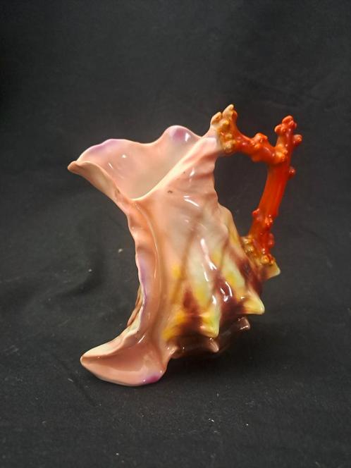 Royal Bayreuth Antique Shell & Coral Handled Creamer / Jug, Antiek en Kunst, Antiek | Porselein, Ophalen of Verzenden