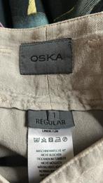 Mooie linnen broek van Oska (maat 1), Kleding | Dames, Broeken en Pantalons, Beige, Ophalen of Verzenden, Zo goed als nieuw, Maat 36 (S)