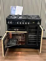 Luxe ZGAN Falcon Fornuis creme/zwart met 3 ovens 90 cm, Witgoed en Apparatuur, Fornuizen, Fornello Esperta, Grill, Zo goed als nieuw