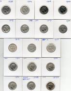 WILHELMINA SET 1/2 GULDENS KOMPLEET 17 ST ZIE BESCHRIJVING, Postzegels en Munten, Munten | Nederland, ½ gulden, Setje, Zilver