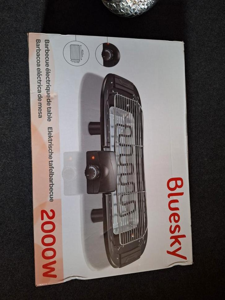 Bluesky Elektrische Barbecue - Zo goed als nieuw!, Tuin en Terras, Elektrische barbecues, Zo goed als nieuw, Ophalen of Verzenden