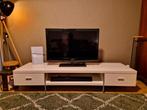 TV meubel hout, wit 200cm breed, Huis en Inrichting, Ophalen, 150 tot 200 cm, Zo goed als nieuw, Minder dan 100 cm
