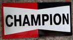 We use Champion emaille bord reclame garage decoratie borden, Reclamebord, Ophalen of Verzenden, Zo goed als nieuw