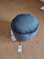 Fatboy point poef, nieuw blauw/ grijs velvet, Huis en Inrichting, Banken | Voetenbanken en Poefen, Ophalen, Minder dan 50 cm, Rond