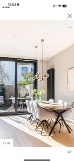 Hanglamp eetkamertafel goud, Huis en Inrichting, Lampen | Hanglampen, Ophalen of Verzenden, Zo goed als nieuw, Minder dan 50 cm