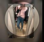 Gilet (roze), Minder dan 50 cm, Verzenden, Rond, Zo goed als nieuw