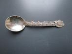 Zilveren gelegenheidslepel, Gouden koets, Ophalen of Verzenden, Zilver