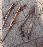 Antieke Houten Schaatsen - Decoratie of Verzameling, Antiek en Kunst, Ophalen