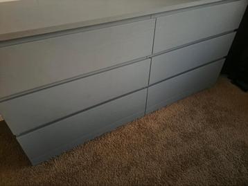 Malm ladenkast ikea , grijs - afbeelding 2