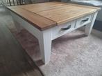 Bommel Silvercreek salontafel 1x1 meter., Huis en Inrichting, Tafels | Salontafels, Ophalen, Eikenhout, 50 tot 100 cm, Zo goed als nieuw