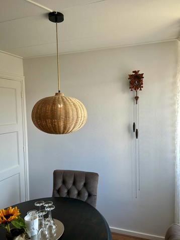 Set van 2 rotan hanglampen beschikbaar voor biedingen