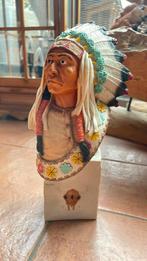 Indianen beeld, Verzamelen, Beelden en Beeldjes, Ophalen of Verzenden, Zo goed als nieuw, Mens