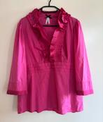 Felroze Kerstblouse - Maat L, V&D, Maat 42/44 (L), Ophalen of Verzenden, Zo goed als nieuw