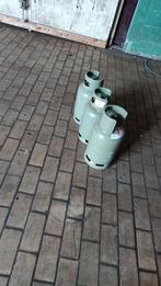 Lege gasflessen, Ophalen, Gebruikt