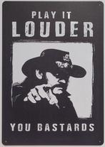 Lemmy Motorhead play it louder reclamebord van metaal deco, Info@deconoord.nl, Deco Noord, Nieuw, Ophalen of Verzenden