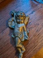 Antieke gipsen engel /putti., Antiek en Kunst, Ophalen of Verzenden
