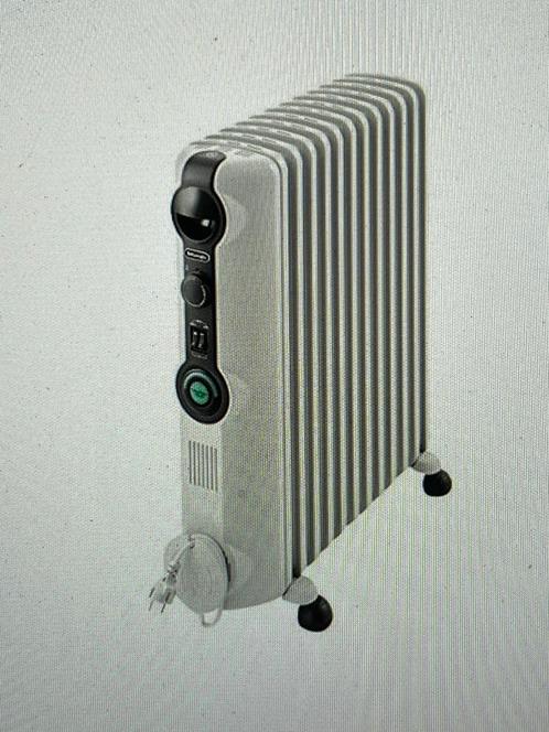 DeLonghi 12 ribs radiator + comfort knop. Gloednieuw, Doe-het-zelf en Verbouw, Verwarming en Radiatoren, Nieuw, Radiator, 800 watt of meer
