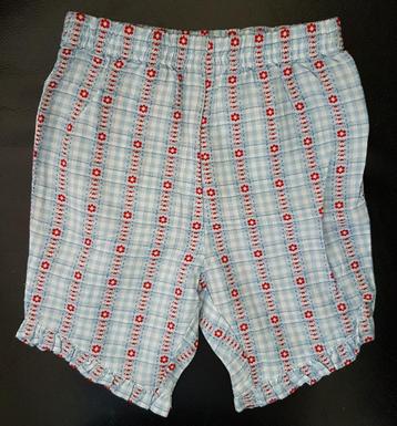 Blauw gebloemd Gymboree broekje maat 50/56 NIEUW (7413)  beschikbaar voor biedingen