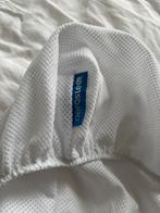 Set van 2 witte safesleep Aerosleep hoeslakens 100x50 cm, Ophalen of Verzenden, Zo goed als nieuw, Minder dan 140 cm, Matras