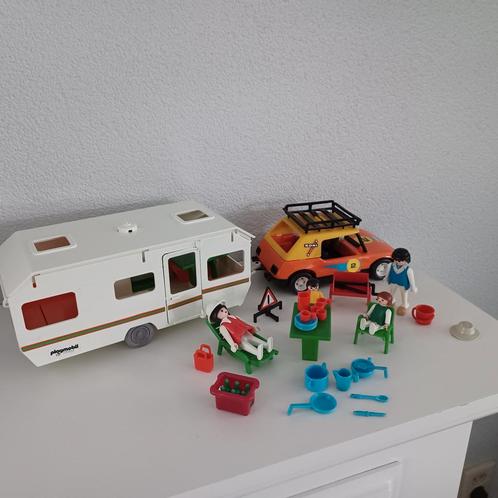 Playmobil caravan met auto en voortent Vintage, Kinderen en Baby's, Speelgoed | Playmobil, Zo goed als nieuw, Ophalen of Verzenden