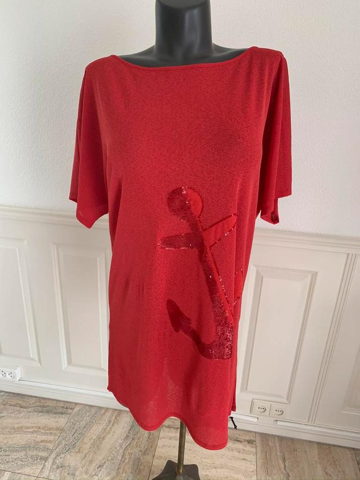 Maryan mehlhorn strand tuniek cover up maat L, Kleding | Dames, Badmode en Zwemkleding, Nieuw, Overige typen, Rood, Verzenden