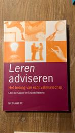 Leon de Caluwe - Leren adviseren, Sociale wetenschap, Ophalen of Verzenden, Zo goed als nieuw, Leon de Caluwe; Elsbeth Reitsma