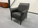 Leolux Mayuro fauteuil Noli Argento Leer Design stoel, Huis en Inrichting, Leolux, Nieuw, Ophalen of Verzenden, Leer
