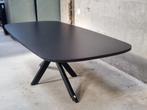 !!Superdeal!! Livin24 Eettafel Zwart Ovaal 240x110 cm