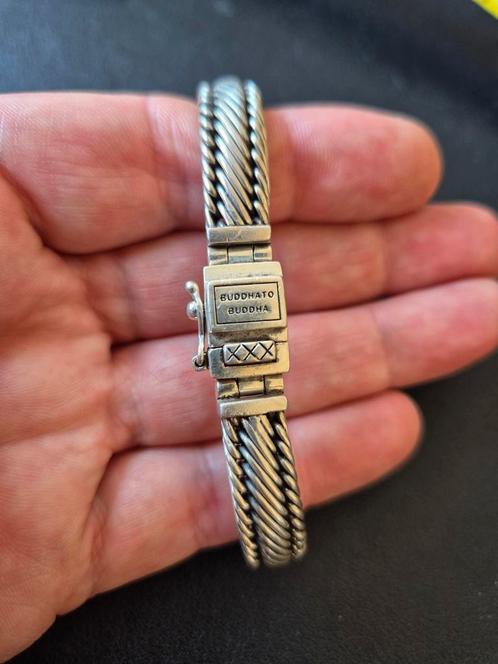 Buddha to Buddha zilveren armband Edwin, Sieraden, Tassen en Uiterlijk, Armbanden, Gebruikt, Zilver, Zilver, Ophalen of Verzenden