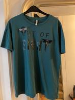 Summum T-shirt Petrol met Applicaties Maat M, Maat 38/40 (M), Ophalen of Verzenden, Zo goed als nieuw, Korte mouw