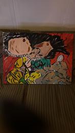 Dikke dames scooter, Antiek en Kunst, Kunst | Schilderijen | Abstract, Ophalen