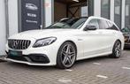 Mercedes-Benz C-klasse Estate AMG C63 PANO | NIGHTPAKKET | M, Auto's, Automaat, Achterwielaandrijving, Wit, Leder