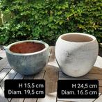 Bloempotten links terras rechts binnen, Rond, Binnen, Ophalen of Verzenden, Zo goed als nieuw