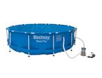 Bestway zwembad 3,66-84 cm met toebehoren., Ophalen, Zo goed als nieuw
