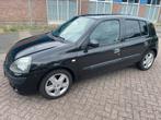 Renault Clio 1.4 16V Autbas E3 2005 Zwart, Auto's, Renault, Voorwielaandrijving, Zwart, 1200 kg, Handgeschakeld