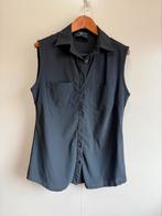 Mooij zwarte mouwloze travelstof blouse | maat S, Mooij, Zwart, Ophalen of Verzenden, Zo goed als nieuw